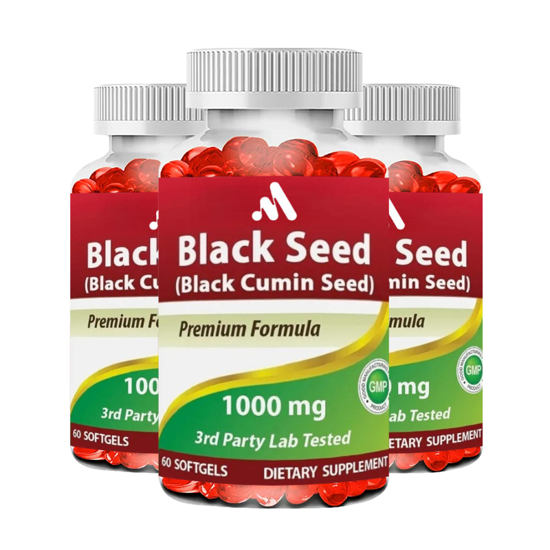 Black Seed Oil Capsule - Black Seed Oil Capsules 1000mg -100%