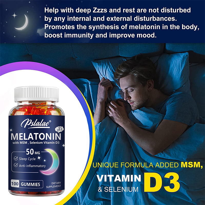 Melatonin Gummies 50mg - Sleep - Melatonin Sleep Gummy review and price