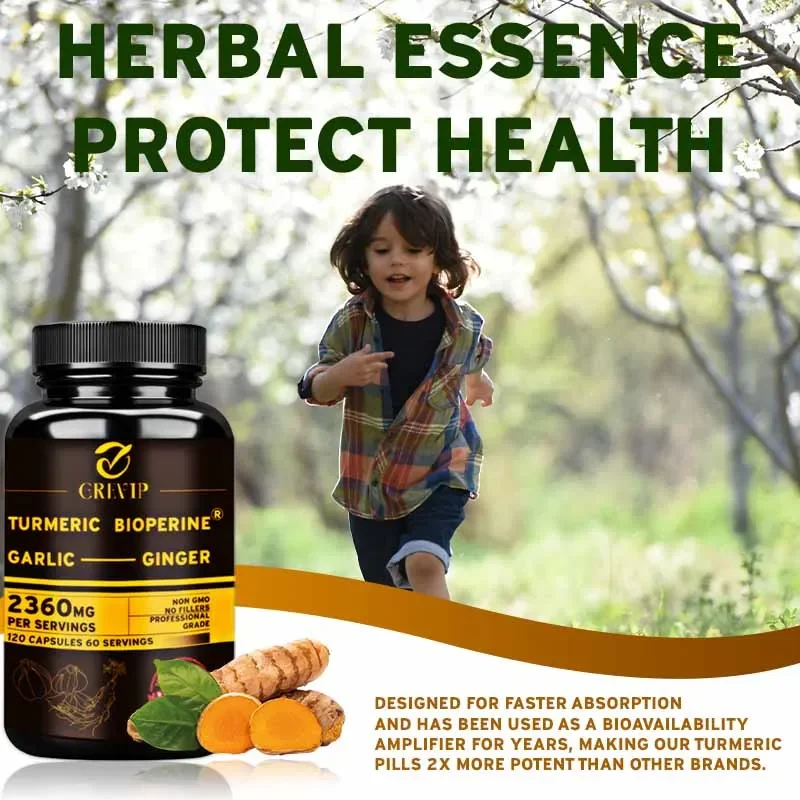 4-in-1 Turmeric Ginger Supplem - Turmeric Curcumin Capsule review and price