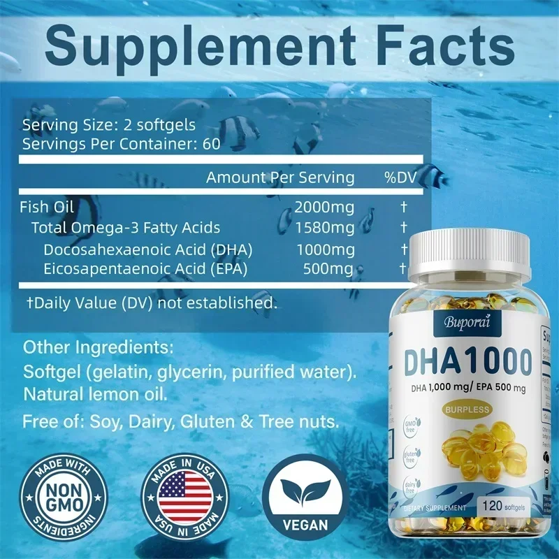 Omega 3 Fish Oil DHA Supplemen - Omega 3 Fish Oil review and price