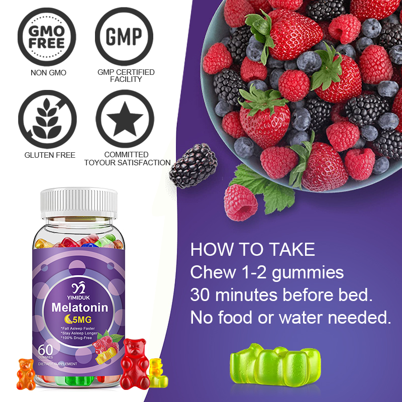 Melatonin Gummies 5Mg, Support - Melatonin Sleep Gummy review and price