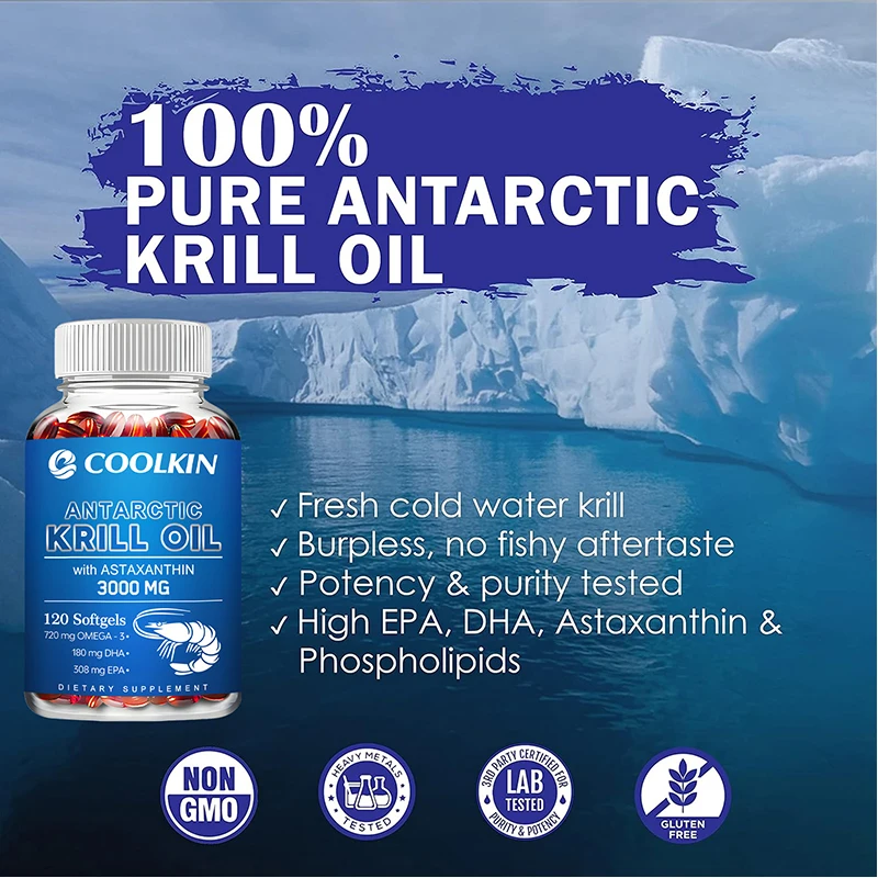 Antarctic Krill Oil 3000mg - O - Omega 3 Fish Oil review and price