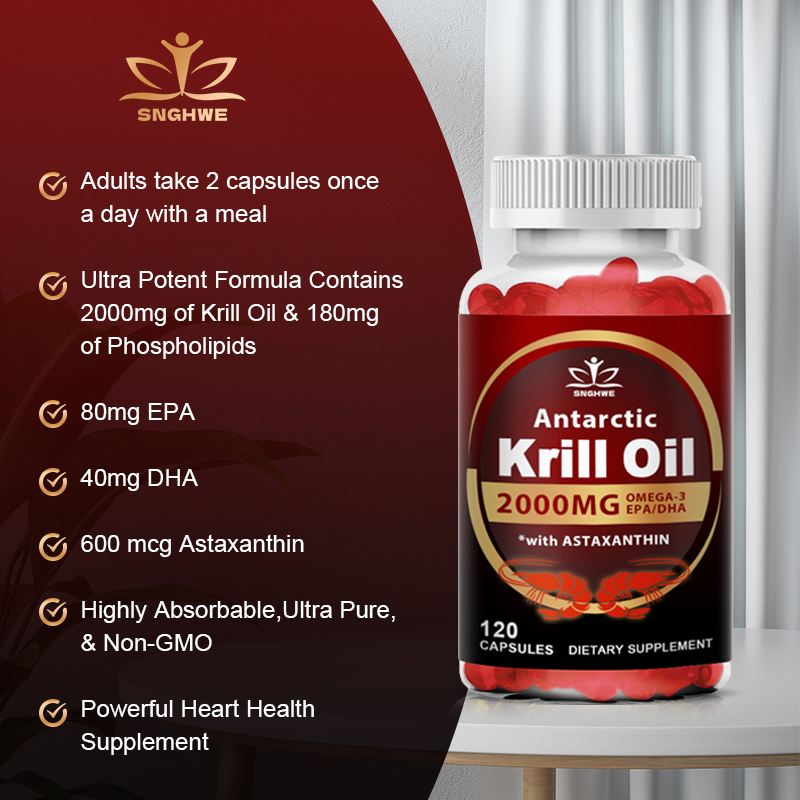 2000Mg Krill Oil Phospholipid  - Omega 3 Fish Oil review and price