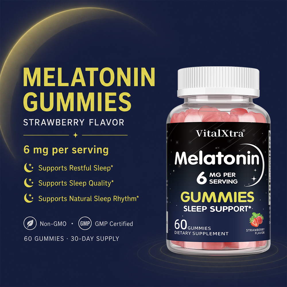 Melatonin Gummies 6mg, Natural - Melatonin Sleep Gummy review and price