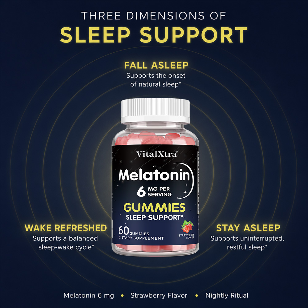 Melatonin Gummies 6mg, Natural - Melatonin Sleep Gummy review and price