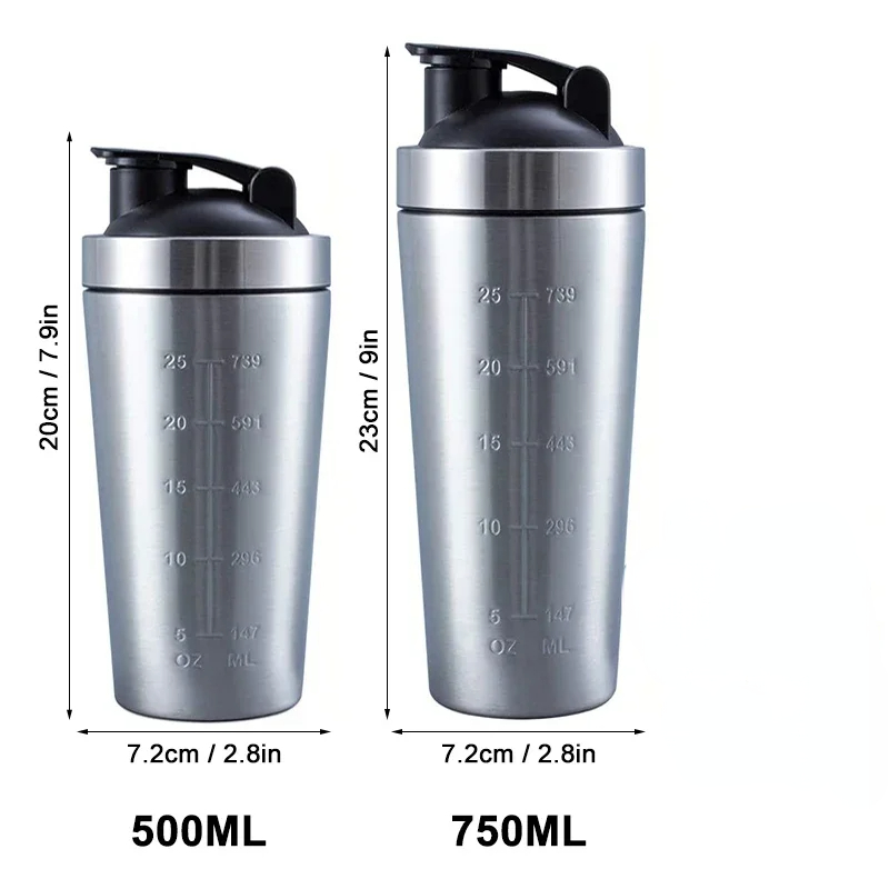 Stainless Steel Protein Shaker - Nutrition And Exercise review and price