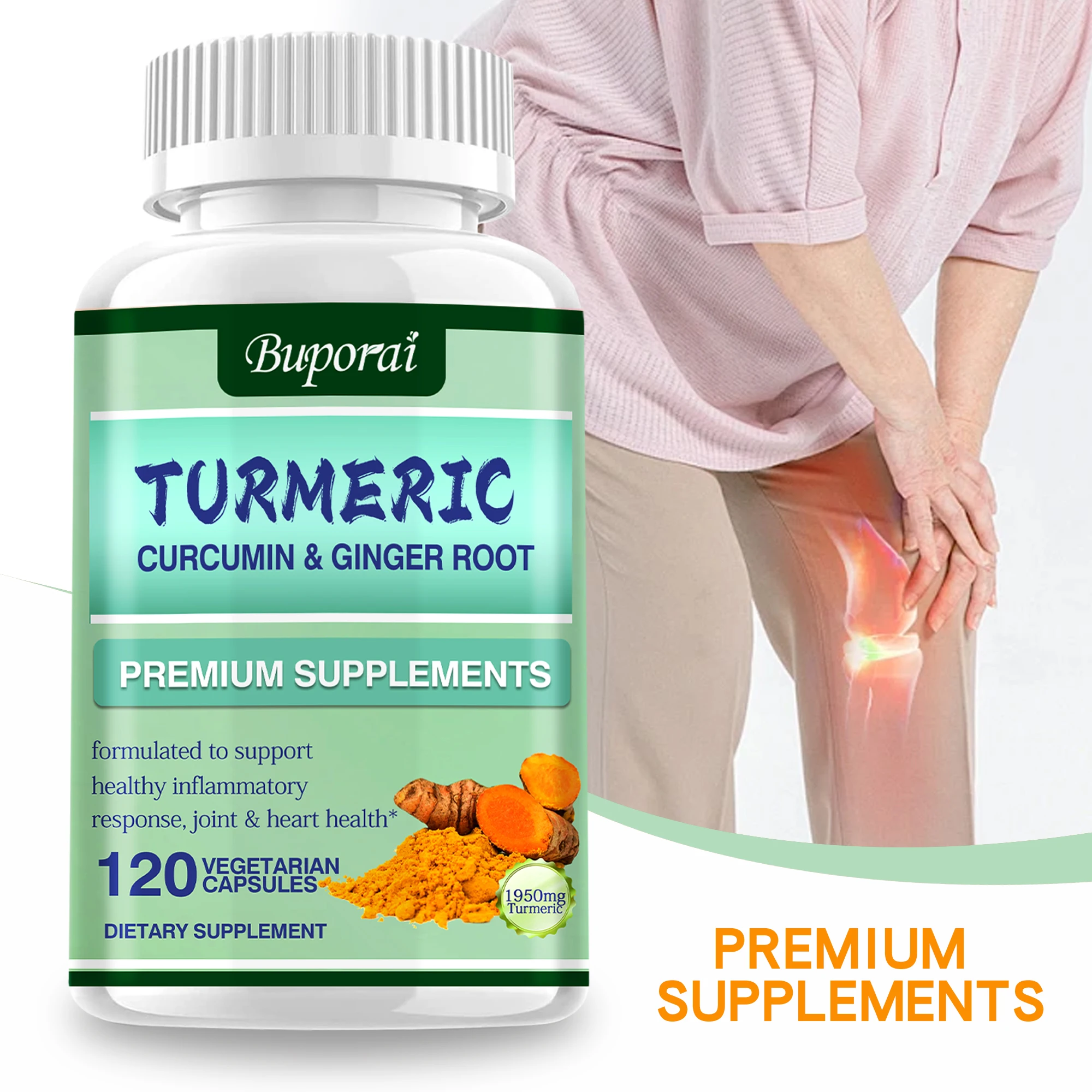 Turmeric Curcumin + Ginger Roo - Turmeric Curcumin Capsule review and price