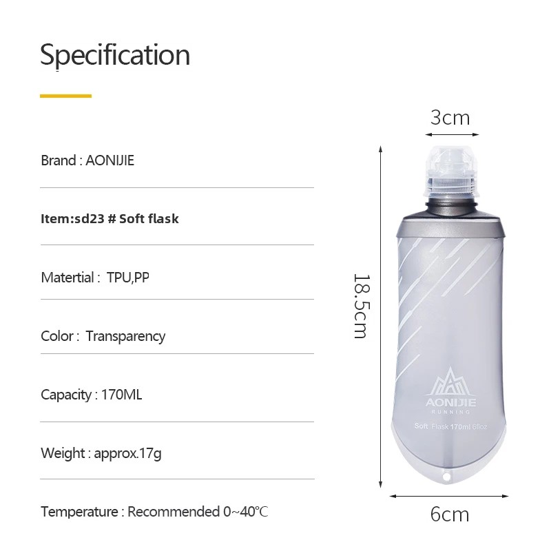 AONIJIE SD23 TPU Collapsible 1 - Nutrition And Exercise review and price