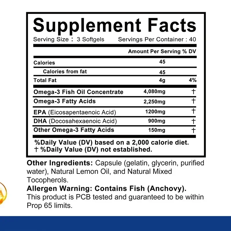 Omega-3 Fish Oil - Enhance Mem - Omega 3 Fish Oil review and price